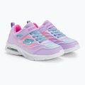 SKECHERS Microspec Max Airy Color levendula/multi gyermek edzőcipő 4