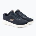 Férfi SKECHERS Go Walk Max Midshore navy/fehér/narancs cipő 4