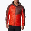 Férfi Columbia Platinum Peak kapucnis pehelypaplan dzseki piros 2008611839 3
