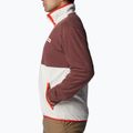 Columbia Back Bowl férfi fleece pulóver bordó és bézs 1890764640 5