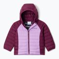 Columbia Powder Lite Hooded gumdrop/marionberry gyermek pehelypaplan kabát 5