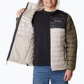 Férfi Columbia Powder Lite kapucnis pehelypaplan dzseki sötét kő/cápa/kő zöld 5