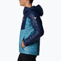 Férfi Columbia Platinum Peak kapucnis pehelypaplan dzseki shasta/collegiate navy 3