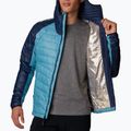 Férfi Columbia Platinum Peak kapucnis pehelypaplan dzseki shasta/collegiate navy 5