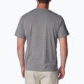Férfi trekking póló  Columbia Sun Trek Short city grey heather/simple gorge 3