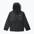 Gyerek esőkabát Columbia Rainy Trails II Fleece Mountain Black/Black Slub