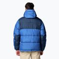 Férfi Columbia Pike Lake II Hooded mountain blue/ collegiate navy pehelypaplan kabát 3