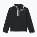 Gyerek polár pulóver Columbia Halvetia II Half Snap Fleece black/city grey