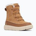 Sorel Youth Sorel Explorer III Lace barna buff/fehérített kerámia gyermek hócsizma 8