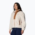 Női polárdzseki Columbia Boundless Discovery Sherpa Full Zip II chalk/camel brown 4