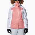 Női síkabát Columbia Snowy Summit Ins pink agave/white/cirrus grey dobby