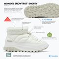 Női hótaposó Columbia Snowtrot Shorty sea salt/fig 6