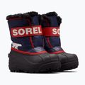 Sorel Gyermek Snow Commander hócsizma éjszakai/vitorla piros 8