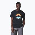 Férfi Columbia Path Lake Graphic Tee II fekete/kör alakú póló