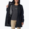 Columbia női hibrid dzseki Splash Side II parka fekete crinkle 5