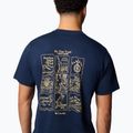 Férfi Columbia Kettle River Back Graphic Tee kollegiális tengerészkék ing 5