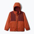 Columbia Rainy Trails II Fleece tuscan/spice slub gyermek esőkabát