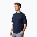 Columbia Cedar Trail Back Graphic Tee kollegiális tengerészkék férfi póló 4