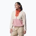 Női polárpulóver Columbia Sequoia Grove 1/2 Zip Fleece chalk/eraser pink/tuscan