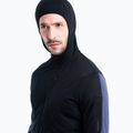 Férfi Icebreaker Merino 200 Realfleece Descender Zip Hoodie fekete/grafit 4