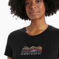 Női termál póló icebreaker Tech Lite II Mountain Geology fekete IB0A56IS0011 4
