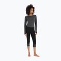 Női termoaktív pulóver icebreaker ZoneKnit 260 jet hthr/black/metro hthr/cb 2