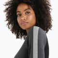 Női termoaktív pulóver icebreaker ZoneKnit 260 jet hthr/black/metro hthr/cb 6