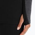 Női termoaktív pulóver icebreaker ZoneKnit 260 jet hthr/black/metro hthr/cb 7