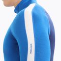 Férfi termoaktív pulóver icebreaker ZoneKnit 260 Half Zip lazurite/royal navy/snow/cb 6