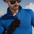 Férfi termoaktív pulóver icebreaker ZoneKnit 260 Half Zip lazurite/royal navy/snow/cb 13