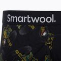 Férfi Smartwool Merino Print Boxer Brief dobozos thermo boxer fekete és sárga 15151 4