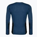 Férfi termoaktív pulóver Smartwool Merino Sport Crew laguna kék/mély tengerészkék 2