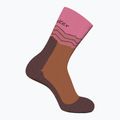 Női trekking zokni icebreaker Merino Hike+ Medium Crew Across the Peaks pop/carob 2