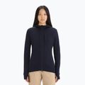 Icebreaker női trekking dzseki Quantum III LS Zip Hood kapucni tengerészkék 0A59JW