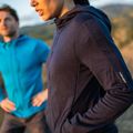Icebreaker női trekking dzseki Quantum III LS Zip Hood kapucni tengerészkék 0A59JW 10