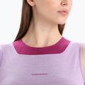 Női technikai póló icebreaker Zoneknit Cropped Bra-Tank lila gaze 4
