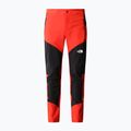 Férfi trekking nadrág The North Face Felik Slim Tapered piros/fekete NF0A825WWU51