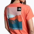 Női trekking póló The North Face Foundation Graphic narancssárga NF0A55B2LV31 4