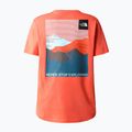Női trekking póló The North Face Foundation Graphic narancssárga NF0A55B2LV31 6