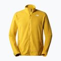 Férfi fleece pulóver The North Face 100 Glacier FZ sárga NF0A5IHQH9D1
