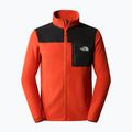 Férfi trekking pulóver The North Face Homesafe Full Zip Fleece barna és fekete NF0A55HLSV61