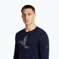 Férfi hosszú ujjú póló icebreaker Merino 200 Oasis Crewe SkiingYeti midnight navy 6