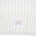 Under Armour női téli sapka Halftime Ribbed Pom fehér/szellemszürke 4