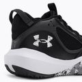 Under Armour GS Lockdown 6 fekete gyerek kosárlabda cipő 3025617-001 8