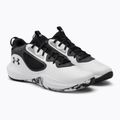 Under Armour Lockdown 6 fehér-szürke férfi kosárlabda cipő 3025616-101 4
