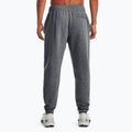 férfi edzőnadrág Under Armour Essential Fleece Joggers pitch gray medium heather/white 3