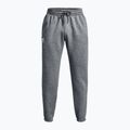 férfi edzőnadrág Under Armour Essential Fleece Joggers pitch gray medium heather/white 5