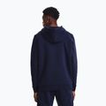 Férfi Under Armour Essential Fleece FZ kapucnis pulóver midnight navy/white 3