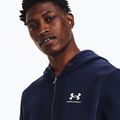 Férfi Under Armour Essential Fleece FZ kapucnis pulóver midnight navy/white 4