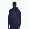 Férfi kapucnis pulóver Under Armour Essential Fleece Hoodie midnight navy/white 3